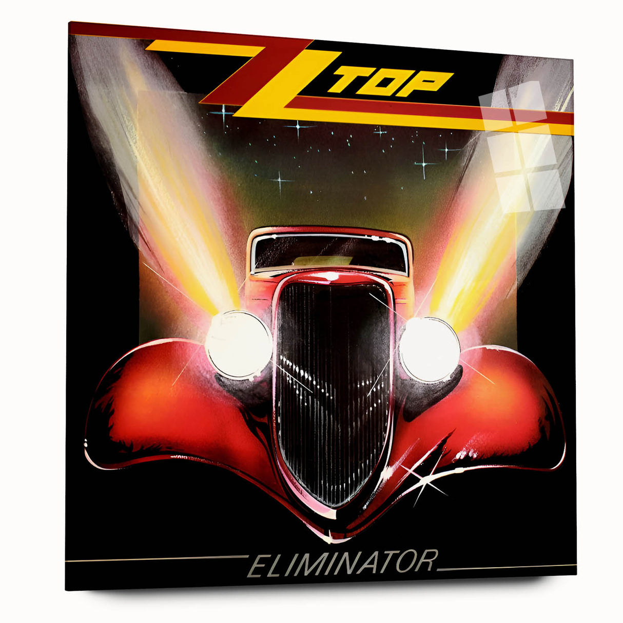 ZZ Top Eliminator Retro Wall Art – Vintage Rock Album Cover Print