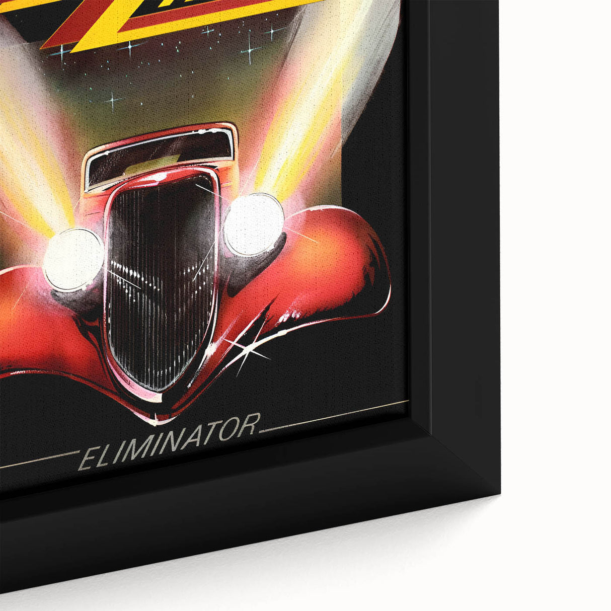 ZZ Top Eliminator Retro Wall Art – Vintage Rock Album Cover Print