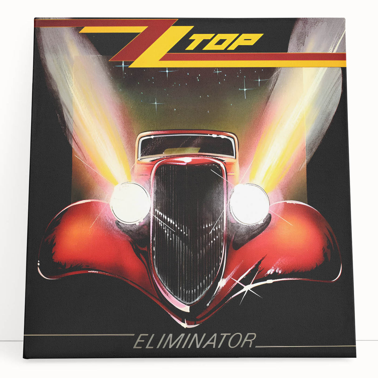 ZZ Top Eliminator Retro Wall Art – Vintage Rock Album Cover Print