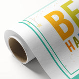 Educational Nursery Wall Decor – Be Happy Inspirational Print