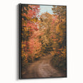 Black and white vintage poster art of a landscape on framed canvas, suitable for bedroom decor.