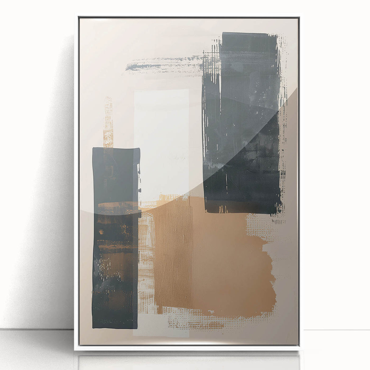 Vintage Modern Style Wall Art - Retro Minimalist Geometric Abstract