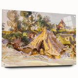 Modern Wall Art – Camp with Ambulance by John Singer Sargent