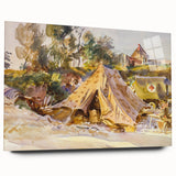 Modern Wall Art – Camp with Ambulance by John Singer Sargent