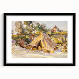 Modern Wall Art – Camp with Ambulance by John Singer Sargent