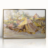 Modern Wall Art – Camp with Ambulance by John Singer Sargent