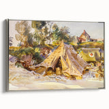 Modern Wall Art – Camp with Ambulance by John Singer Sargent