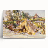 Modern Wall Art – Camp with Ambulance by John Singer Sargent