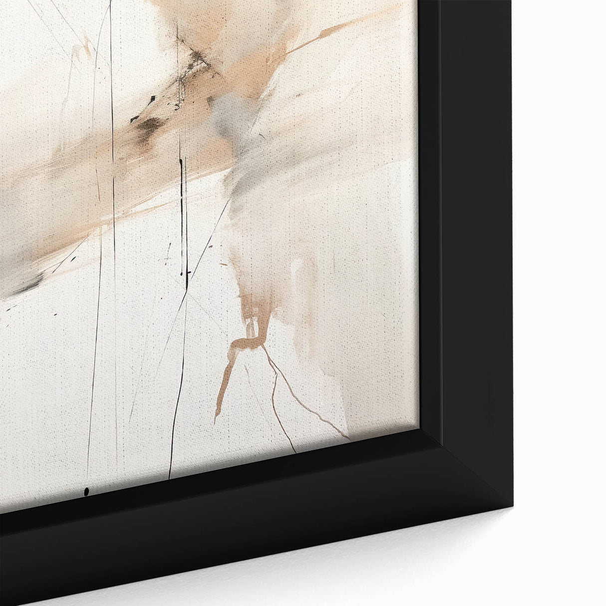 Acrylic and Canvas Art for Dining Spaces - Neutral Abstract Print