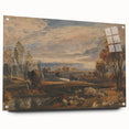 Rococo Art Pastoral Scene with Trees and Sheep - Classic Art Prints