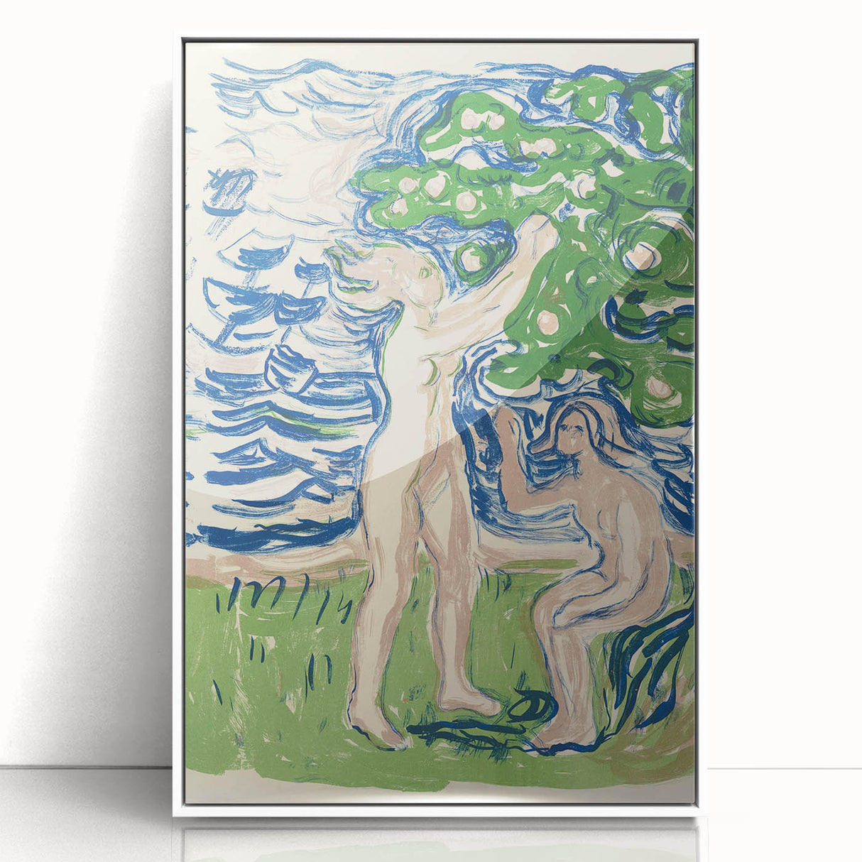 Expressionist Artwork – Girls Picking Apples by Edvard Munch Print
