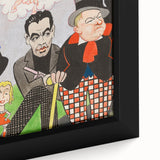 Modern Wall Art – Vibrant Mural Study with Unique Contemporary Characters