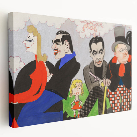 Modern Wall Art – Vibrant Mural Study with Unique Contemporary Characters