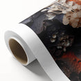 Art deco poster featuring natural close-up elements in muted colors on rolled canvas, ideal for nursery wall decor.