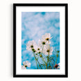 Extra large abstract art print featuring textured, colorful swirls on a black framed canvas, ideal for living room decor.