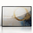 Framed wall art showcasing abstract strokes in black and white, designed with a modern aesthetic. Perfect for contemporary home decor or office spaces.
