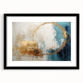 Abstract strokes wall art framed with a black matte finish, showcasing vibrant colors and dynamic patterns, ideal for modern home decor and artistic spaces.