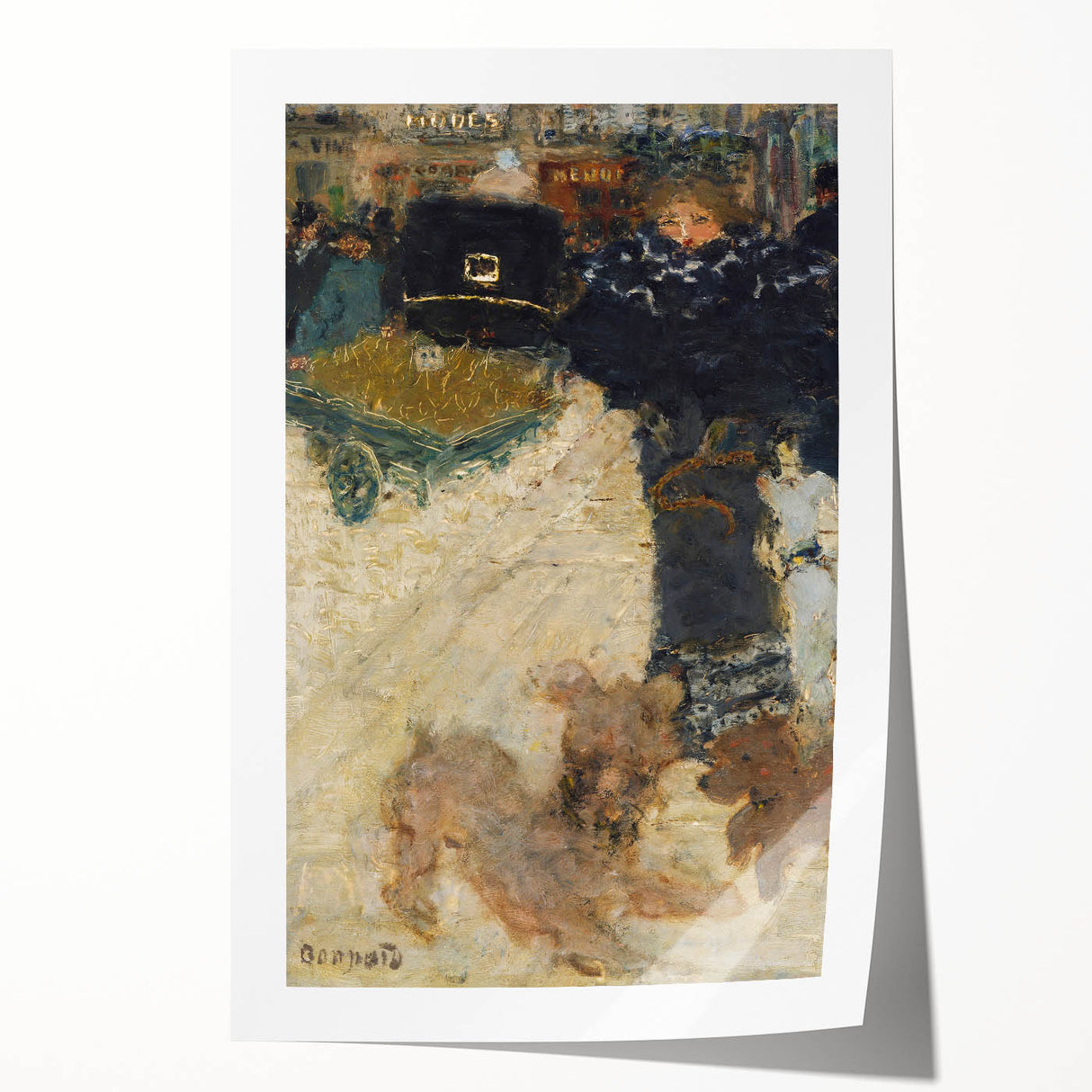 Impressionist Cityscape - Place Clichy by Pierre Bonnard (1895)