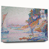 La Calanque" by Paul Signac - Pointillist Coastal Landscape