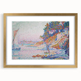 La Calanque" by Paul Signac - Pointillist Coastal Landscape