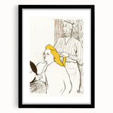 Modern Wall Art – Henri de Toulouse-Lautrec's "The Hairdresser"