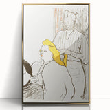 Modern Wall Art – Henri de Toulouse-Lautrec's "The Hairdresser"