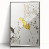 Modern Wall Art – Henri de Toulouse-Lautrec's "The Hairdresser"