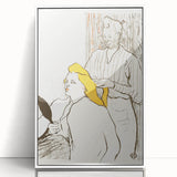 Modern Wall Art – Henri de Toulouse-Lautrec's "The Hairdresser"