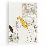 Modern Wall Art – Henri de Toulouse-Lautrec's "The Hairdresser"