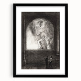Modern Wall Art – Odilon Redon’s "Light" in Black and White