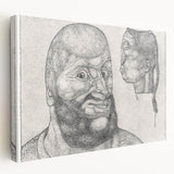 Perseus" by Paul Klee - Symbolic Surrealist Etching