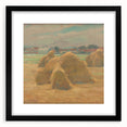 Modern Wall Art - Rustic Harvest Landscape - Peaceful Farm Scene Print