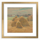 Modern Wall Art - Rustic Harvest Landscape - Peaceful Farm Scene Print