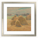 Modern Wall Art - Rustic Harvest Landscape - Peaceful Farm Scene Print
