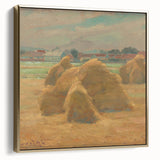 Modern Wall Art - Rustic Harvest Landscape - Peaceful Farm Scene Print