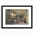 The Interior of Hall Place Realism Art Print - Henry Robertson Historic Scene