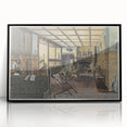 The Interior of Hall Place Realism Art Print - Henry Robertson Historic Scene