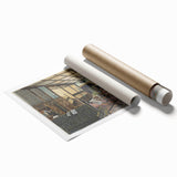 The Interior of Hall Place Realism Art Print - Henry Robertson Historic Scene