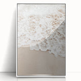 Art deco poster featuring a geometric pattern in muted pastel shades on acrylic, ideal for nursery wall art.