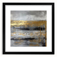 Abstract strokes wall art framed in black, showcasing vibrant colors and dynamic patterns, perfect for modern home decor. Ideal for enhancing artistic interiors.