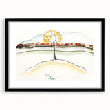 Modern Wall Art – Arthur Dove’s Fall Brook Railroad Landscape