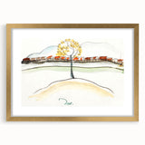 Modern Wall Art – Arthur Dove’s Fall Brook Railroad Landscape