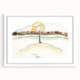 Modern Wall Art – Arthur Dove’s Fall Brook Railroad Landscape