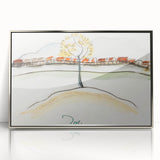 Modern Wall Art – Arthur Dove’s Fall Brook Railroad Landscape