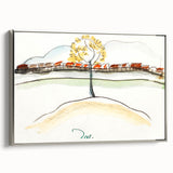 Modern Wall Art – Arthur Dove’s Fall Brook Railroad Landscape