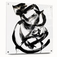 Abstract acrylic artwork featuring vibrant strokes in a variety of colors, showcased from a side view with pins for hanging. Ideal for modern home decor, this piece adds a dynamic touch to any space.