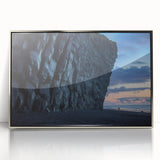 Framed acrylic artwork featuring a stunning landscape of cliffs with vibrant colors and intricate details, perfect for adding elegance to any living space.