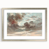 Romanticism Art - Stormy Sunset Cloud Study by John Constable