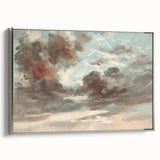 Romanticism Art - Stormy Sunset Cloud Study by John Constable