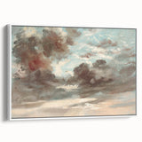 Romanticism Art - Stormy Sunset Cloud Study by John Constable